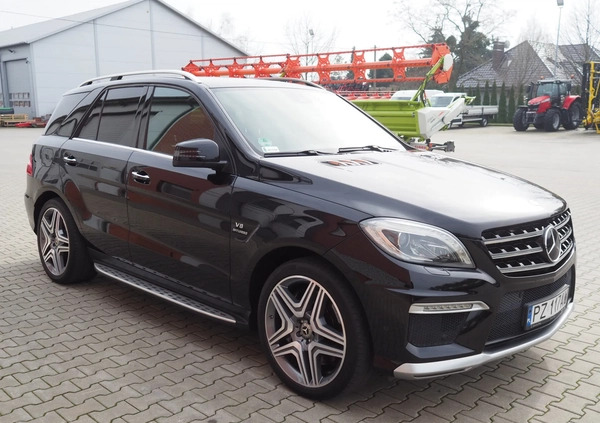 Mercedes-Benz ML cena 145000 przebieg: 218495, rok produkcji 2012 z Stęszew małe 154